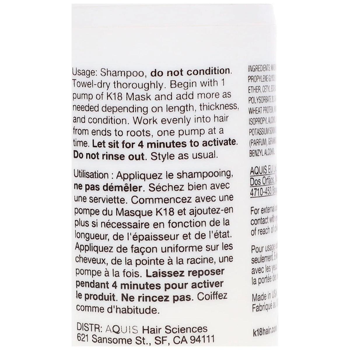 Leave-In Molecular Repair Hair Mask 1.7 oz Z83969