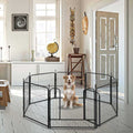 8 Panel Metal Exercise Pen with Pet Door A8660