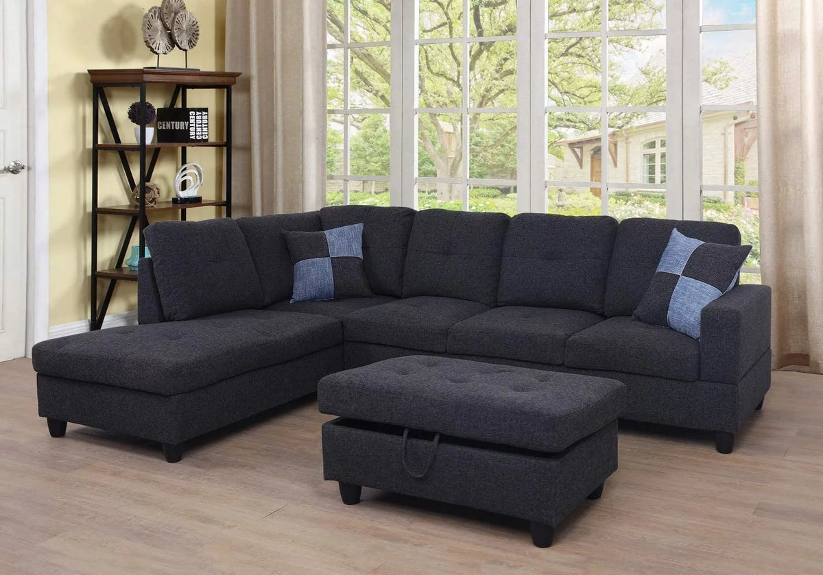 103.5'' Sleeper Sectional with Storage Ottoman S77471