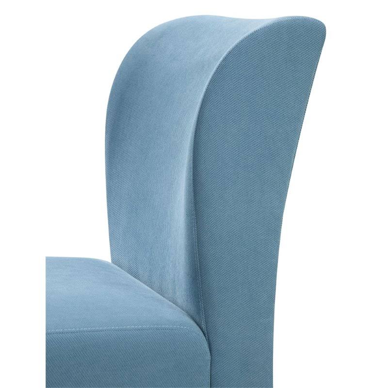 Blue Fabric Accent Chair F408
