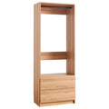 Oak Wood Walk-in Closet with Two Drawers X61996