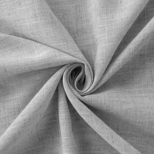 Sheer Linen Blended Curtains Q7938