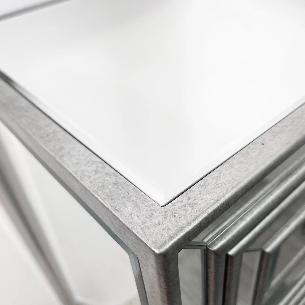 Mirrored Nightstand V23763