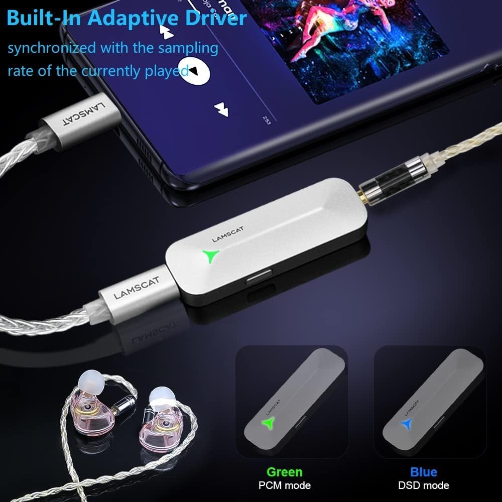 USB DAC Portable Headphone Amplifier with Type C Output (3.5mm) J688