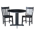 36" Dual Drop Leaf Table with 2 Chairs D92750