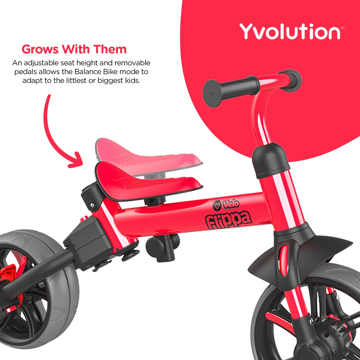 4-in-1 Trike to Balance Bike U4095