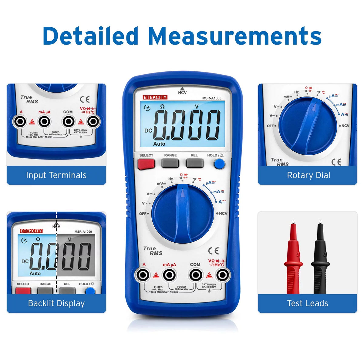 6000 Counts Digital Multimeter I673