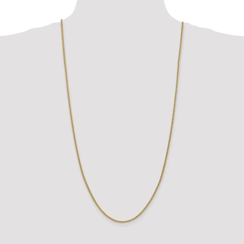 14kt Yellow Gold 2mm Spiga Chain 30 inch Lobster Clasp W916549