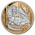 Komodo Dragon vs Tiger 5 oz Silver Coin U169168