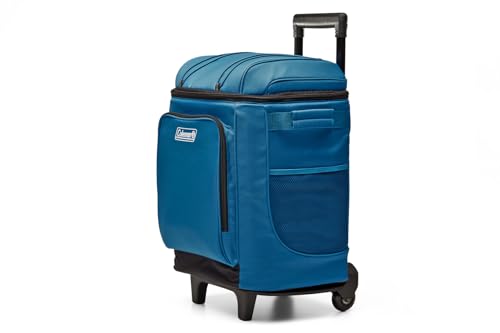 42-Can Soft Rolling Cooler with Wheels A6523