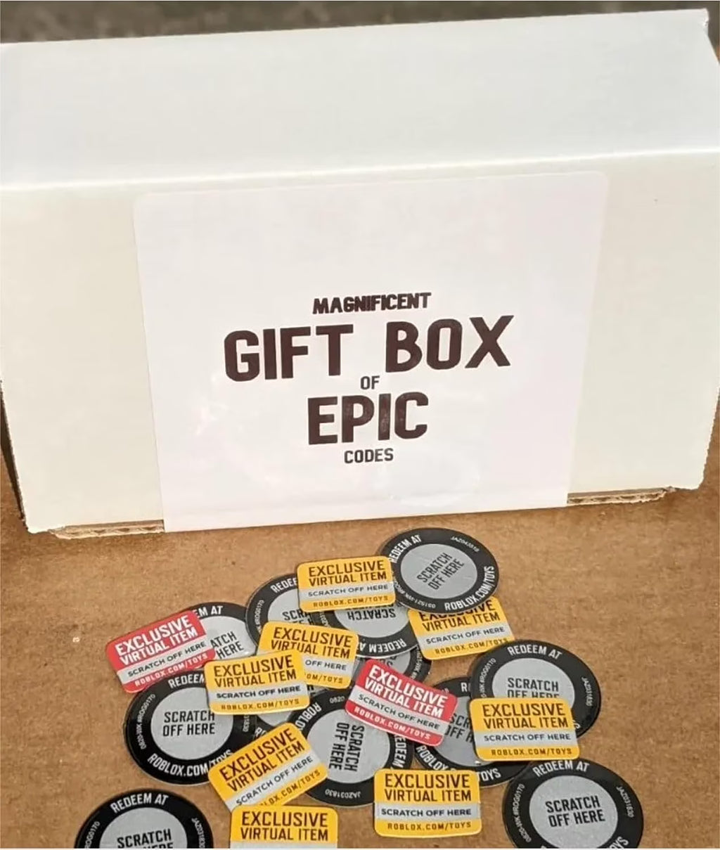 Roblox Codes - Lot of 20 Authentic Unscratched Redeemable Codes N78465