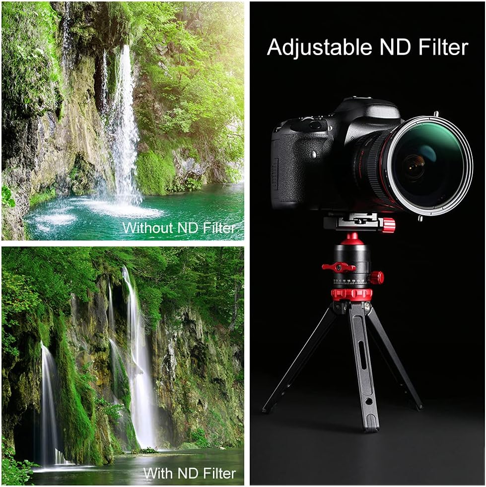 67mm Variable ND2-ND32 ND Filter and CPL Circular Polarizing Filter 2 in 1 S976142