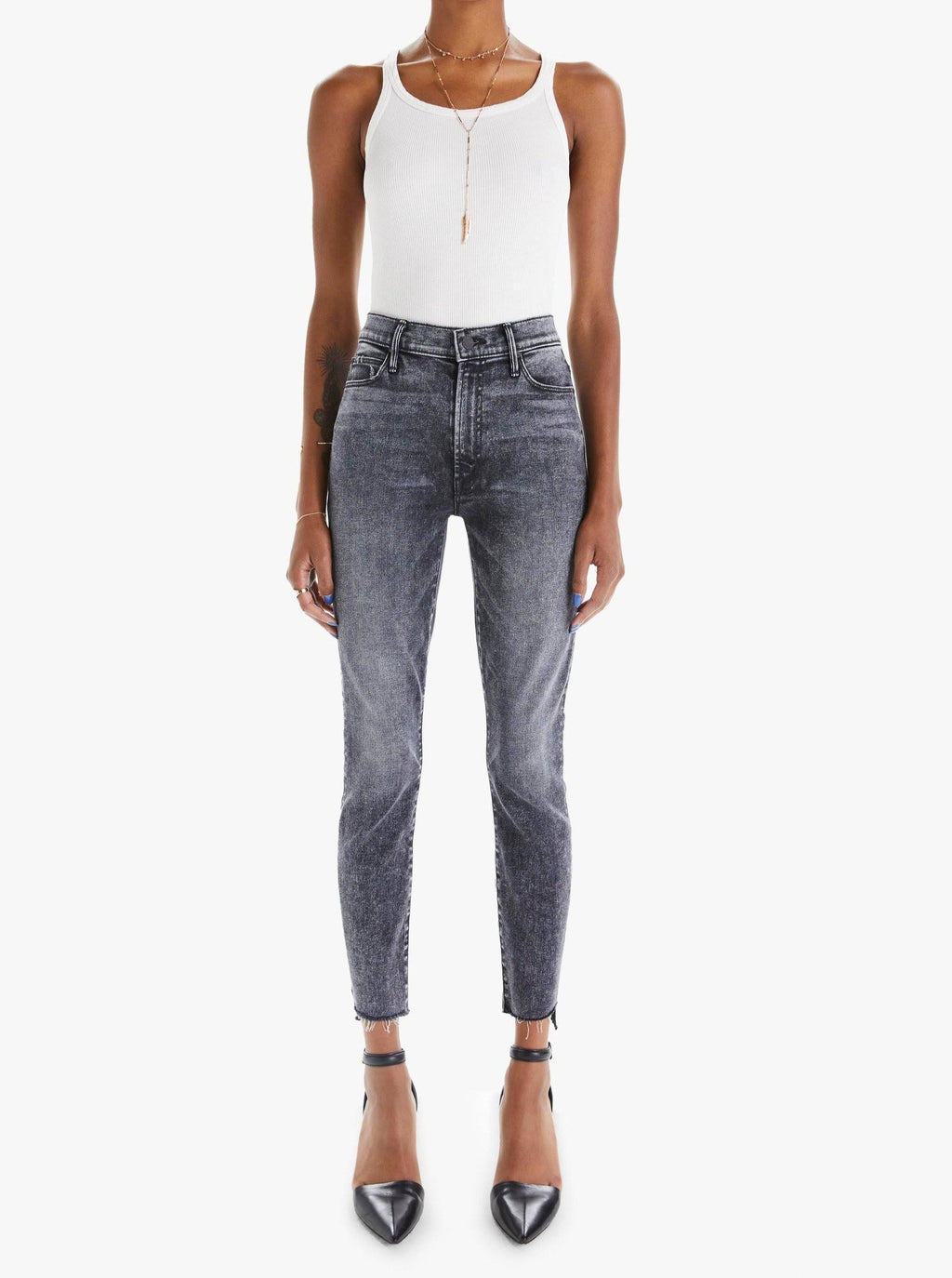 Stunner Zip Ankle Step Fray Trn / 25 N6449