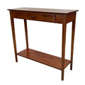 Bamboo 2-Tier Console Table with Drawer E88593