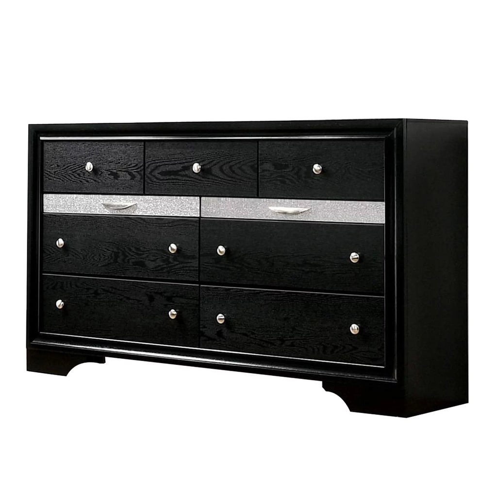Black Dresser with 2 Jewelry Drawer G255