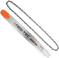 24/25 Inch Laminated Chainsaw Guide Bar Saw Chain Combo 3/8 Pitch 0.063 Chain Gauge 84DL Pack of 2 W738