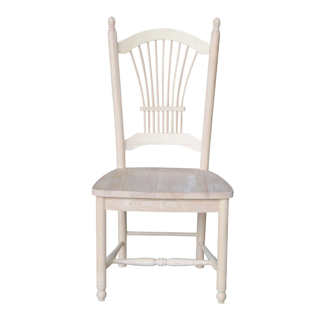 Solid Wood Sheafback Dining Chairs, Set of 2 Y9113