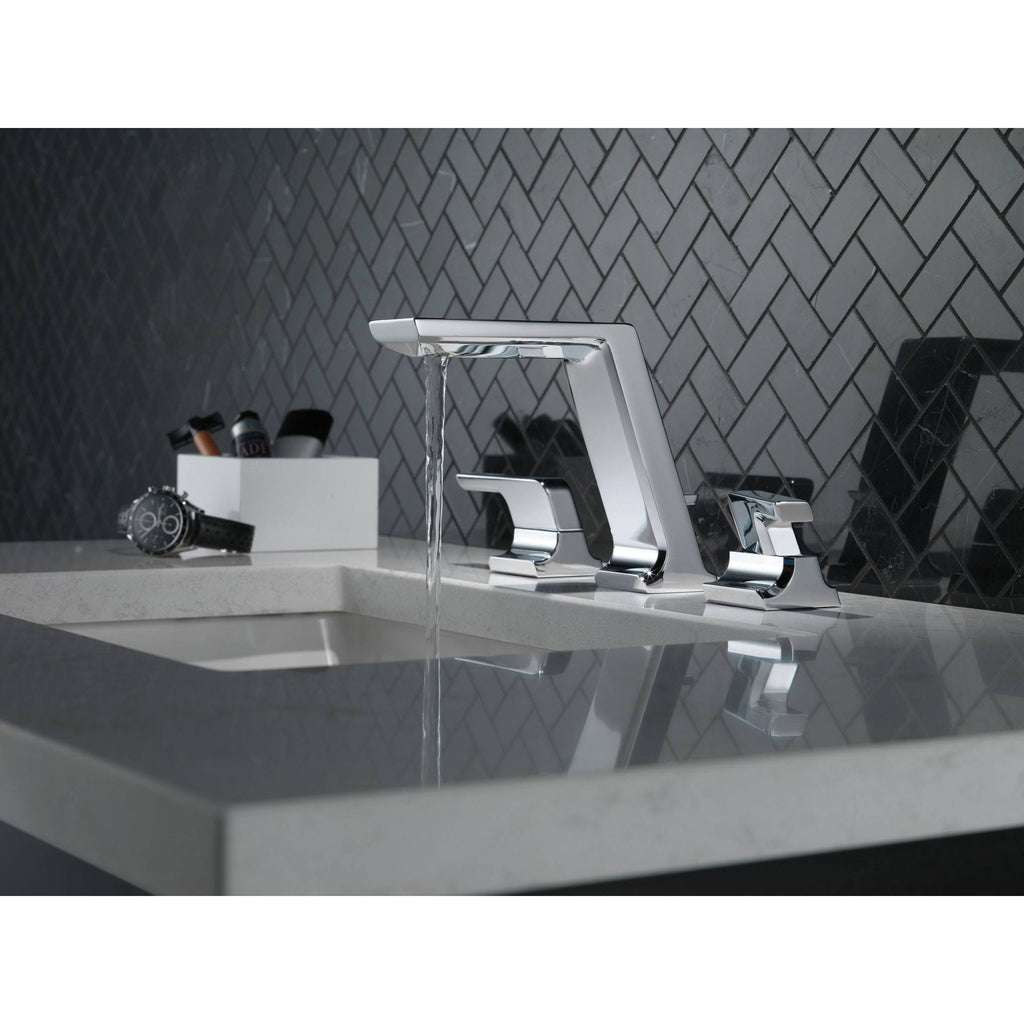Two Handle Widespread Bathroom Faucet Chrome B338201