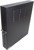 2U Vertical Wall Mount Enclosure Cabinet Black L695847