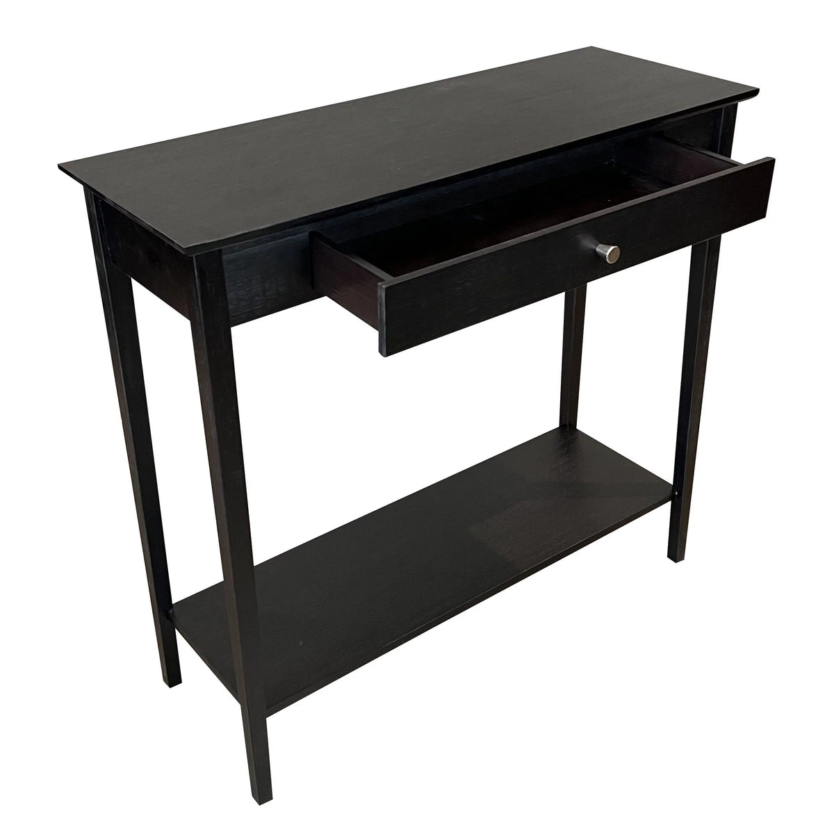 Bamboo 2-Tier Console Table with Drawer E88593