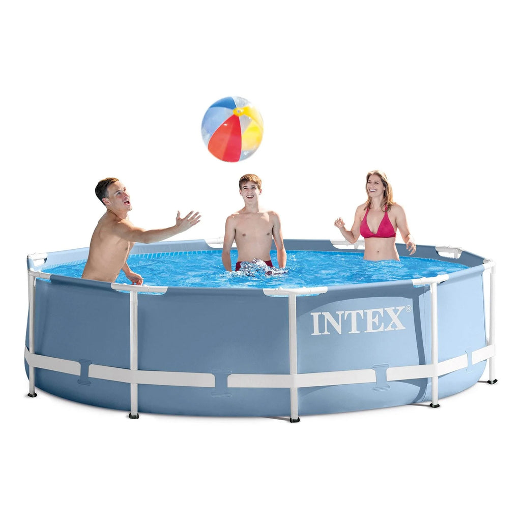 12ft x 30in Above Ground Swimming Pool with Filter Pump U259