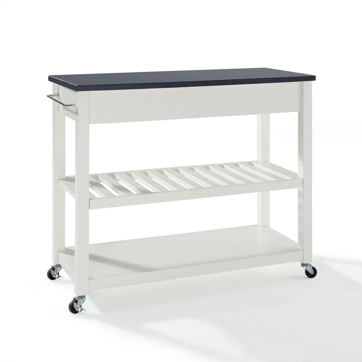 Kitchen Prep Cart White/Black T658