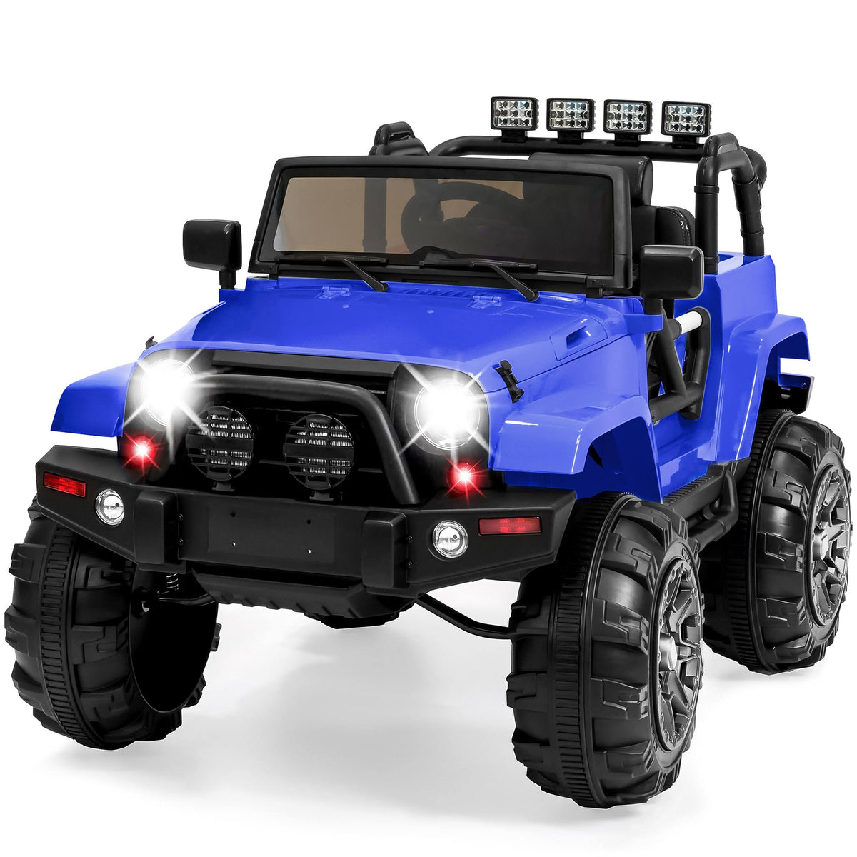 12V Kids Ride-On Truck Car with Remote Control, Blue Y345079