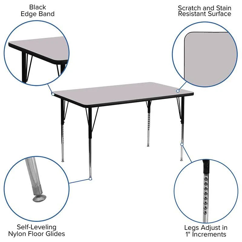 Red Thermal Laminate Activity Table J9690