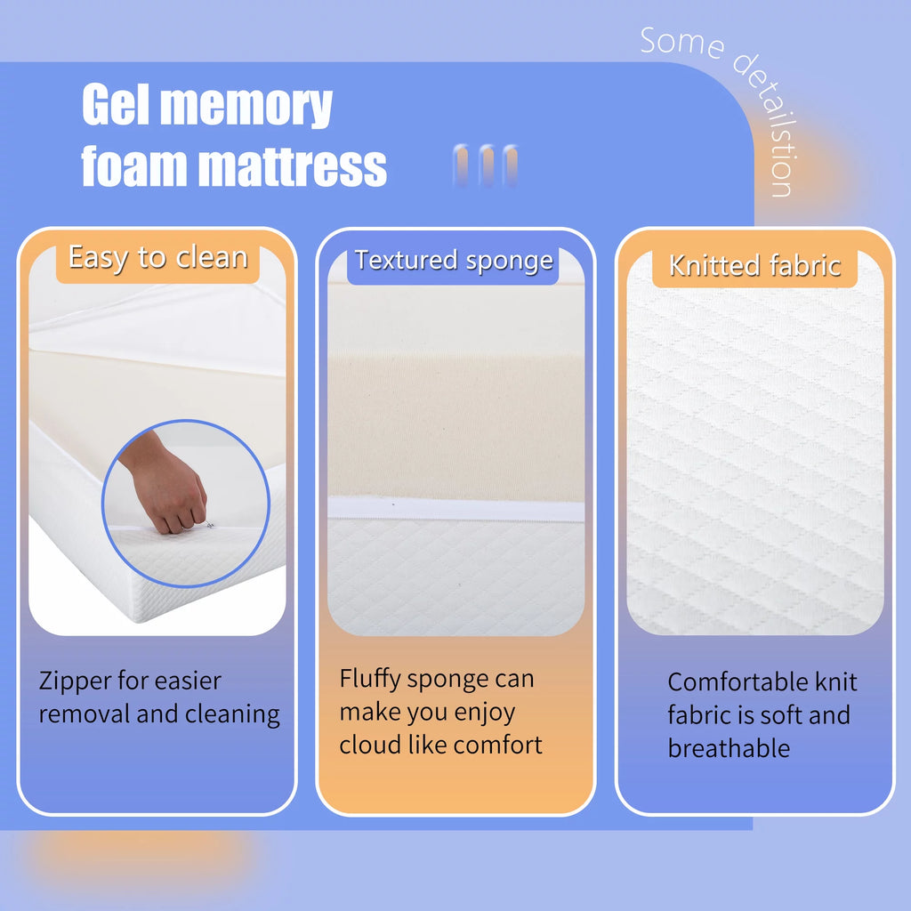12 Inches Cooling-Gel Memory Foam Mattress Medium Firm Full U6670