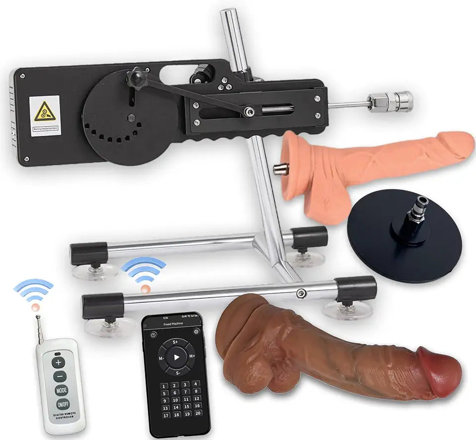 Automatic Thrusting Sex Machine with APP Remote Control and Suction Cup Adapter F9165