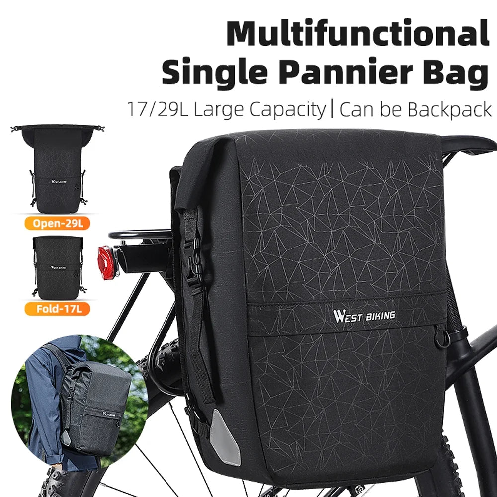 Expandable Bike Rear Seats Bag Cycling Bag V197886