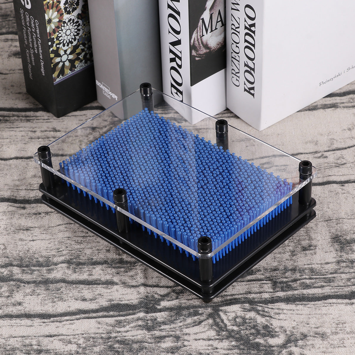 3D Pin Art Toy Dark Blue J546