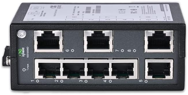 3-Port Unmanaged Industrial Ethernet Switch, Single Mode Dual SC Fiber, Pack of 2 X74893