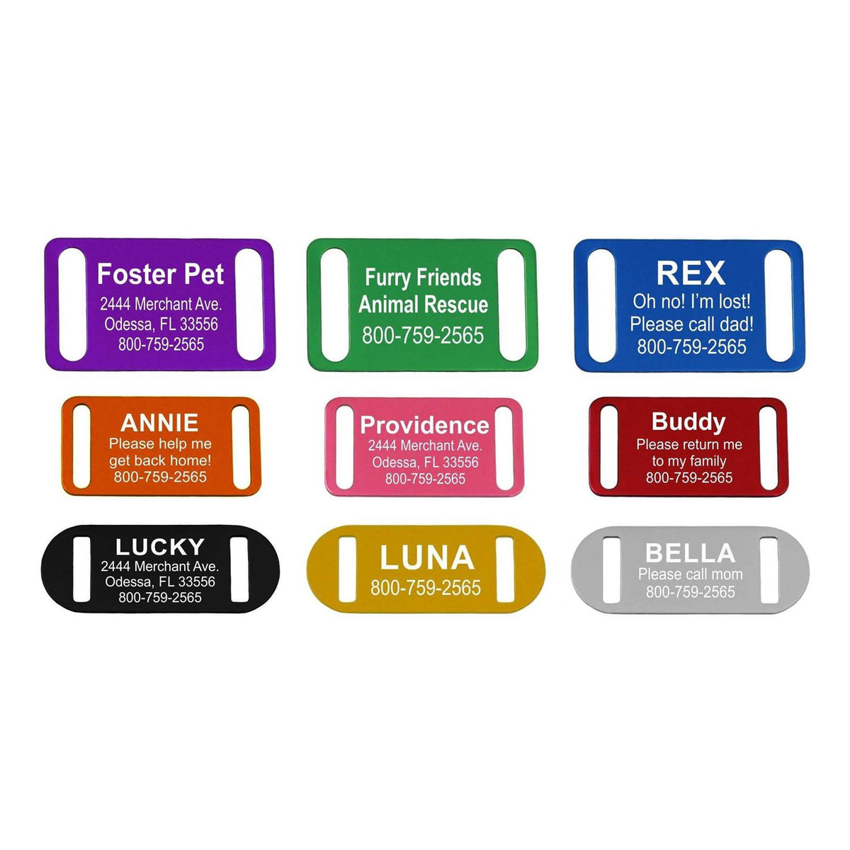 Slide-On Pet ID Tag N719443
