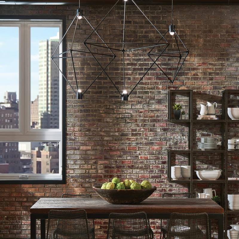 Black LED Chandelier D271