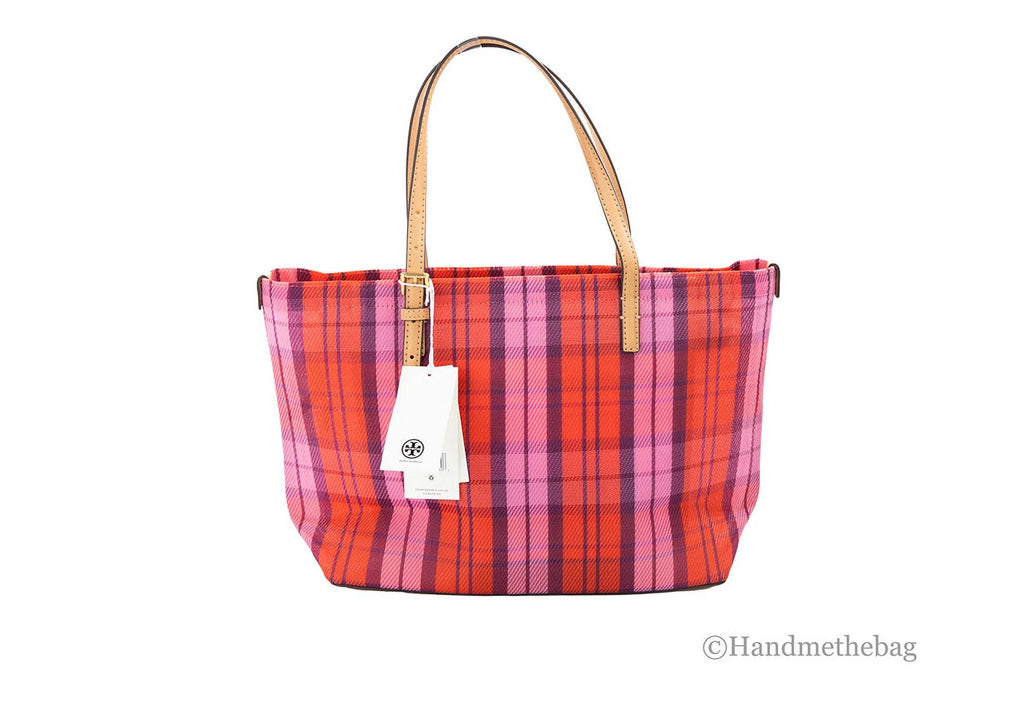 Pink Red Mesh Tote Handbag A88092