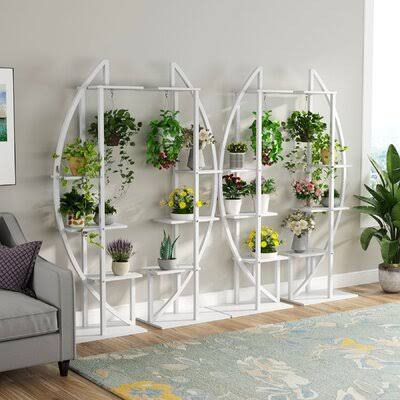 White Etagere Plant Stand F967891