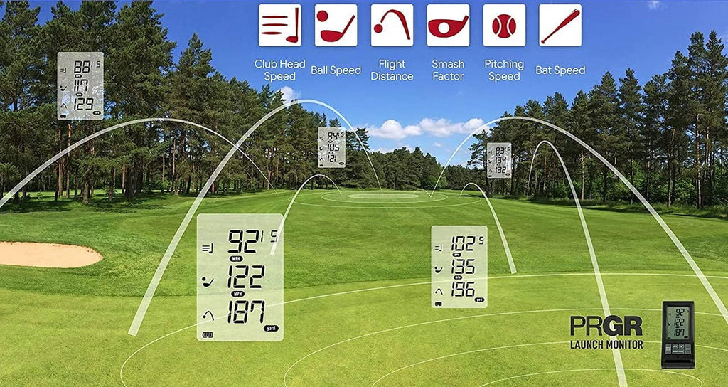 Black Pocket Golf Launch Monitor E954576