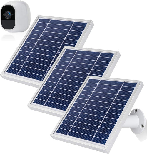 3 Pack Solar Panels for Arlo Pro 2 Camera with 11.8Feet Power Cord and Adjustable Mount V8388