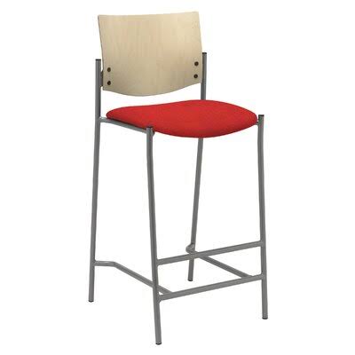 Snow/Espresso Bar Stool B7525