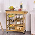 Kitchen Cart with Stainless Steel Top S573791