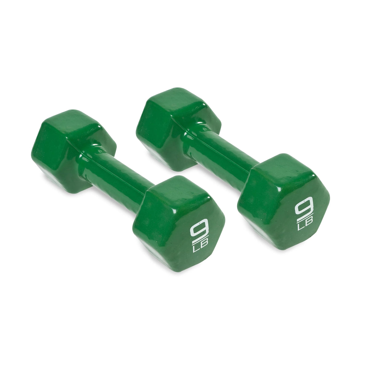 Vinyl Coated Dumbbells 9 Pound Pair R666