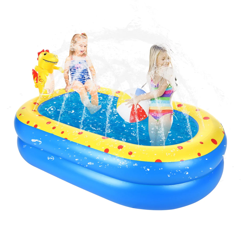 Inflatable Sprinkler Pool 67 * 40in D4214