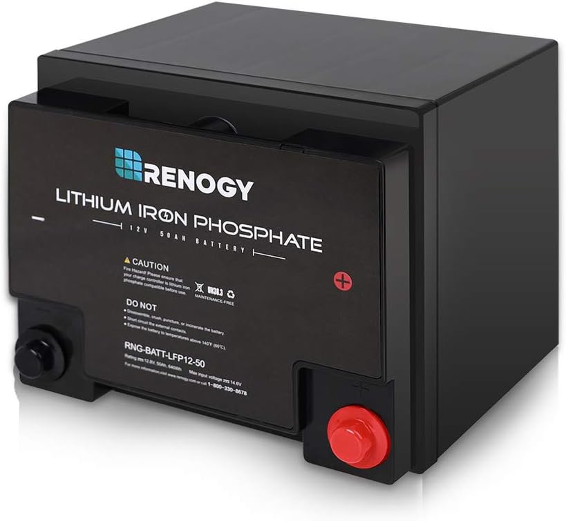 12 Volt 50Ah Lithium-Iron Phosphate Battery Z6714
