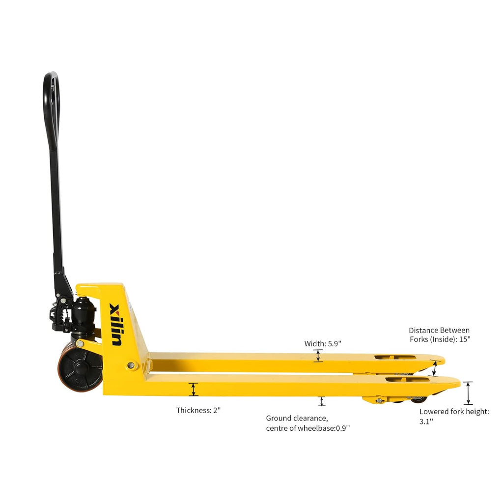 Pallet Jack Hand Pallet Truck 48 L x 27" W 4400 lbs Capacity B346