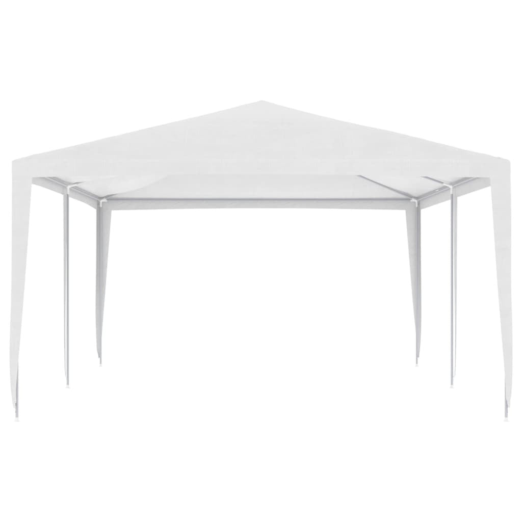 White Party Tent Gazebo Canopy with Iron Frame 19.7ft x 13.1ft x 8.9ft L442430
