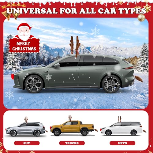 Reindeer Antlers for Cars Kit Nose and Tail J82365