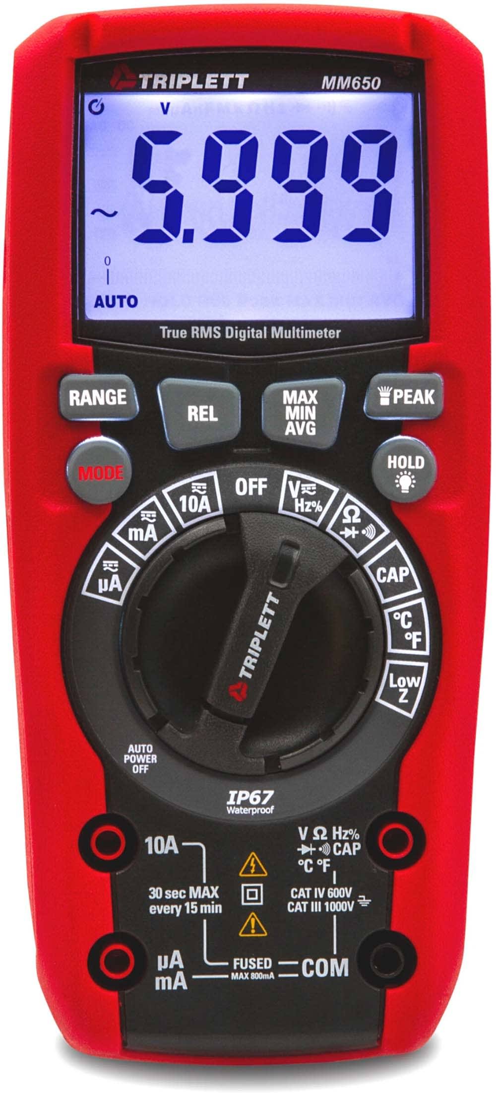 Multimeter with Certificate of Traceability to NIST Z7399