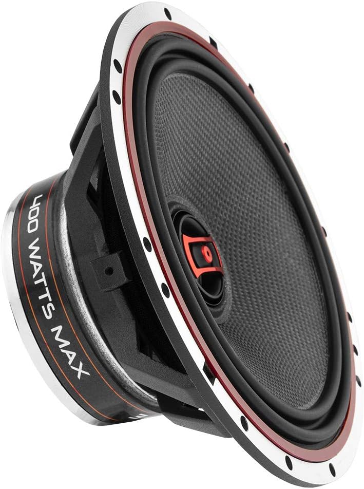 6.5-Inch 3-OHMS Car Coaxial Speaker 400 WATTS Max Set of 2 Y17652