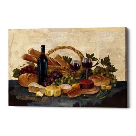 Beige Acrylic Painting Print on Canvas Z589